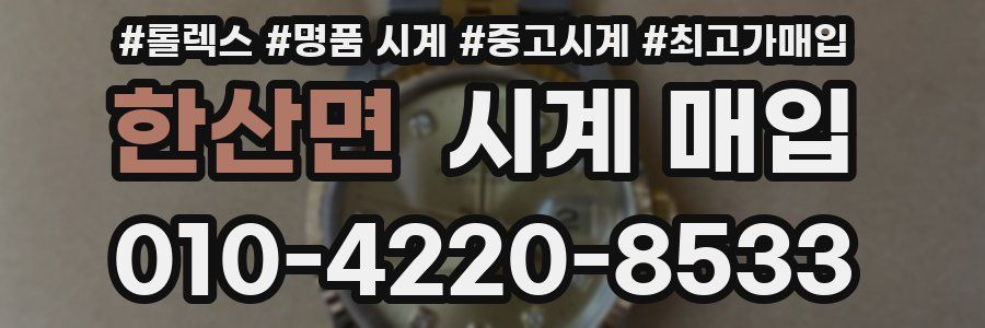 한산면 시계 매입