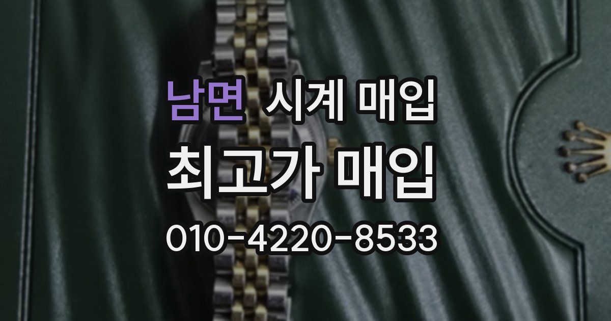 남면 시계 매입