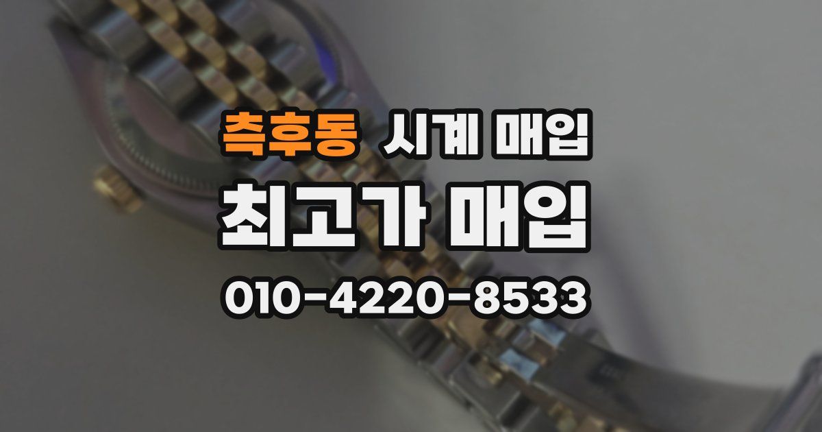 측후동 시계 매입