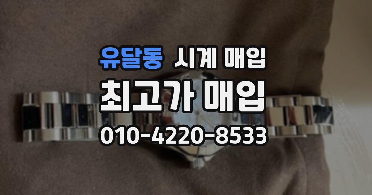유달동 시계 매입
