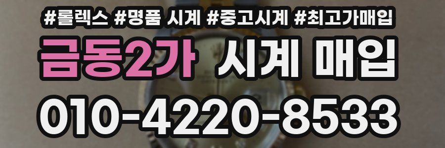 금동2가 시계 매입