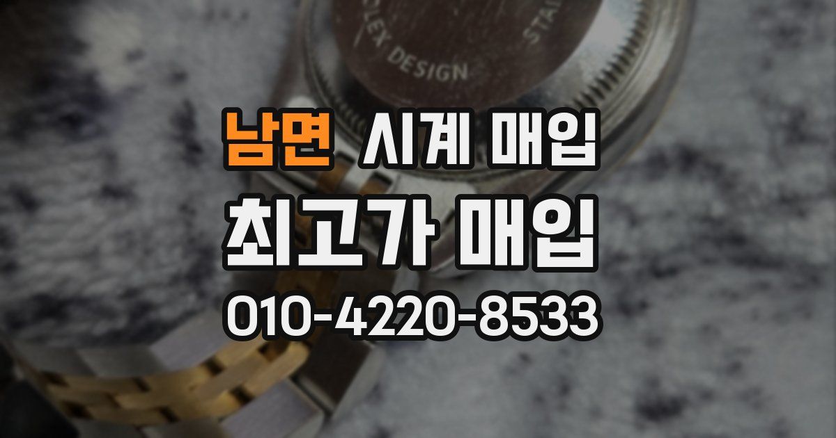 남면 시계 매입