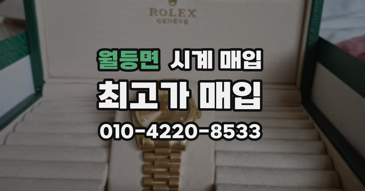 월등면 시계 매입
