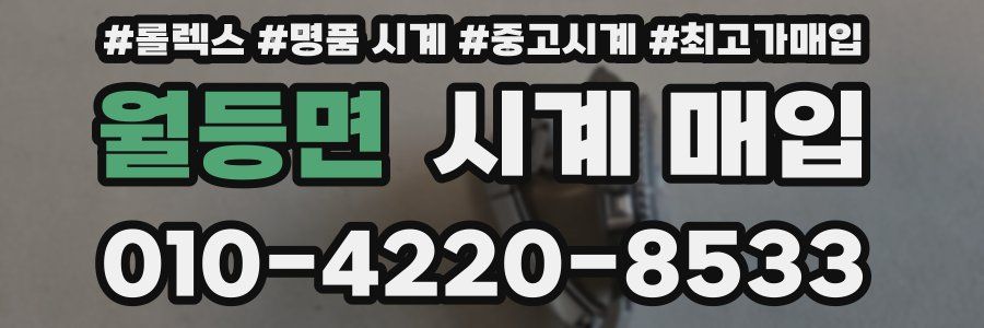 월등면 시계 매입