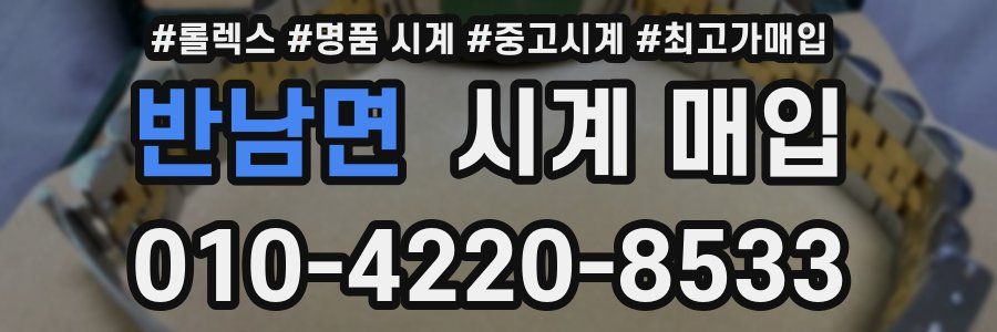 반남면 시계 매입