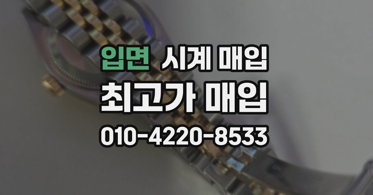 입면 시계 매입