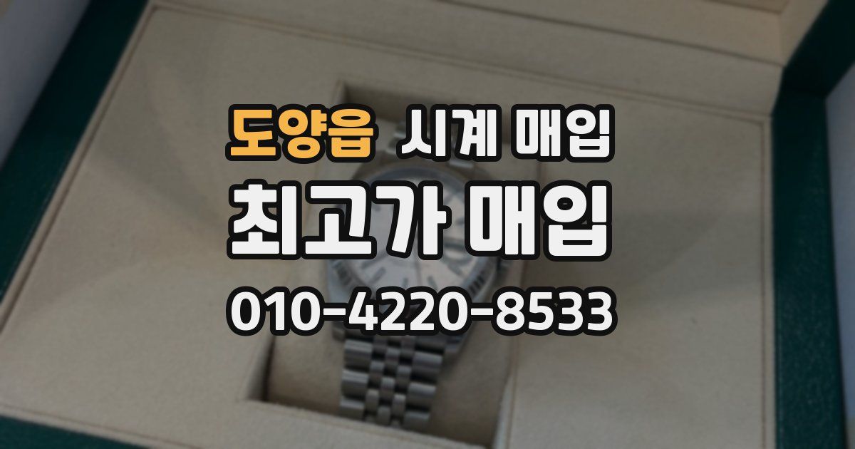 도양읍 시계 매입