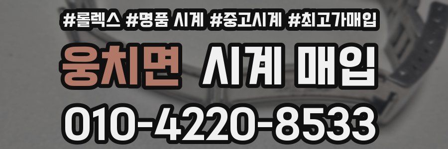 웅치면 시계 매입