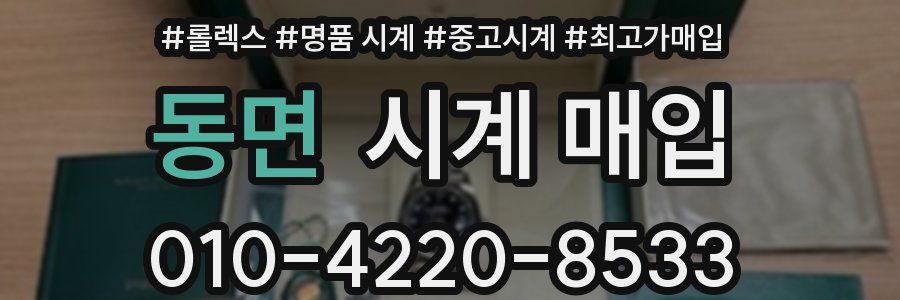 동면 시계 매입
