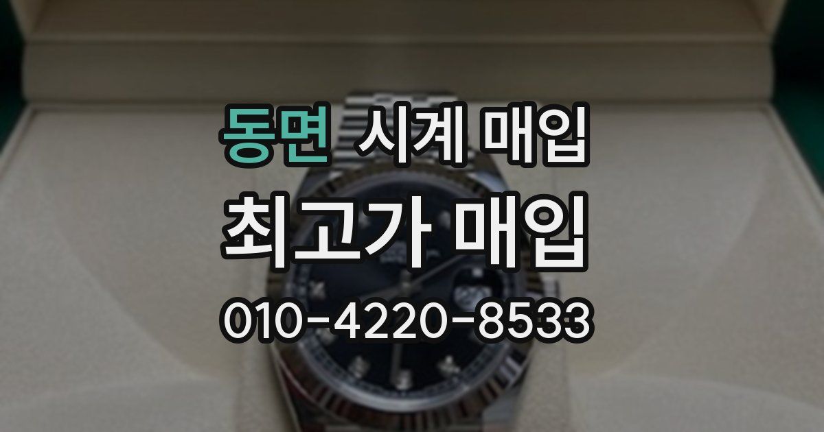 동면 시계 매입