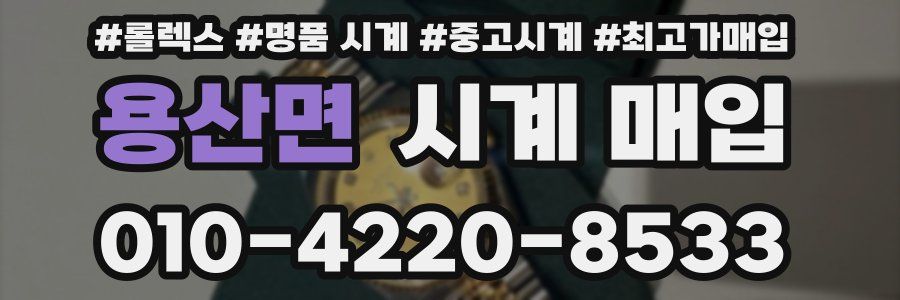 용산면 시계 매입