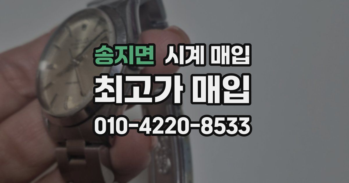 송지면 시계 매입
