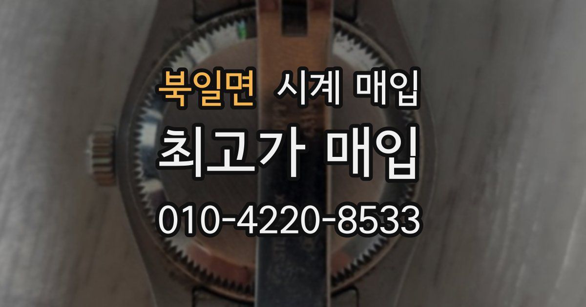 북일면 시계 매입