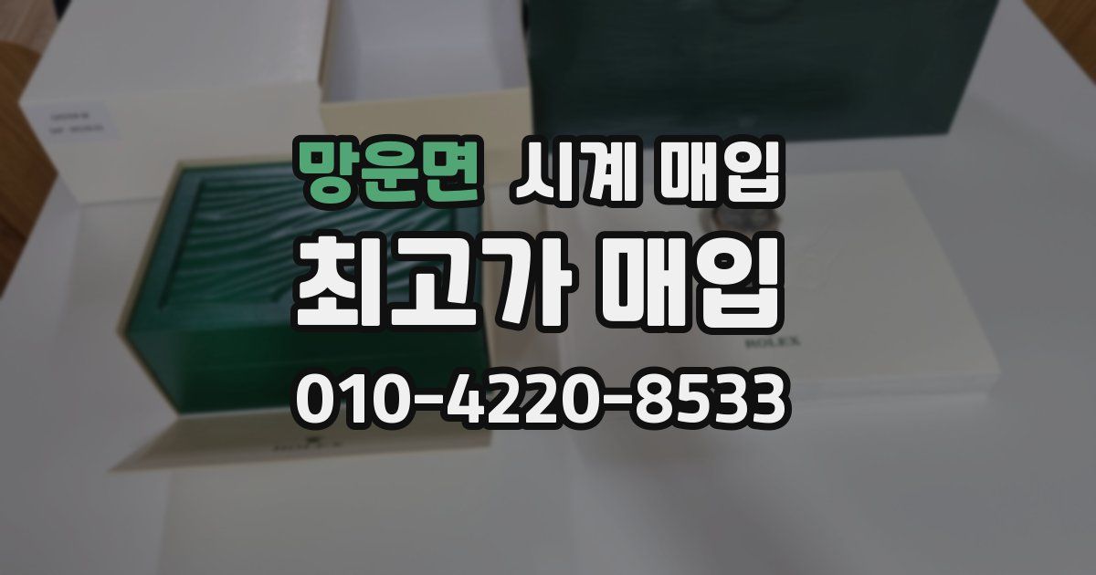 망운면 시계 매입