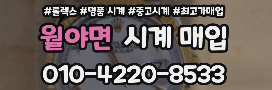 월야면 시계 매입