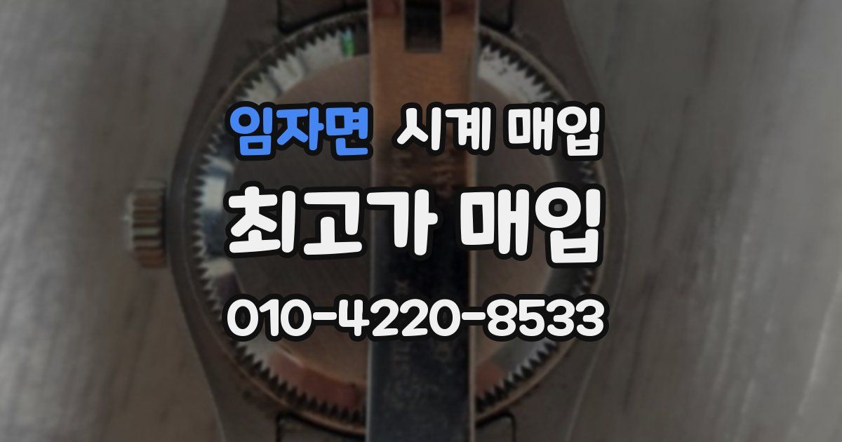 임자면 시계 매입