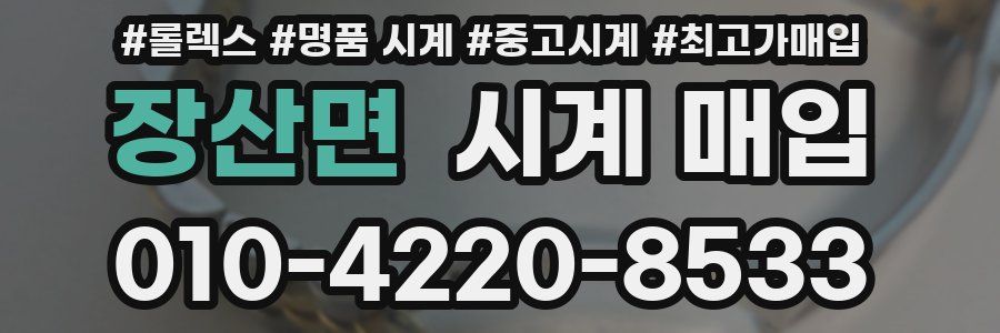 장산면 시계 매입