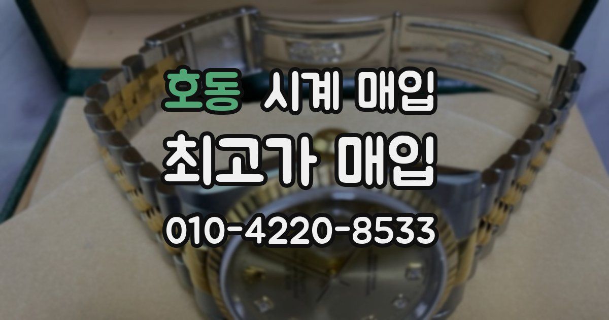 호동 시계 매입