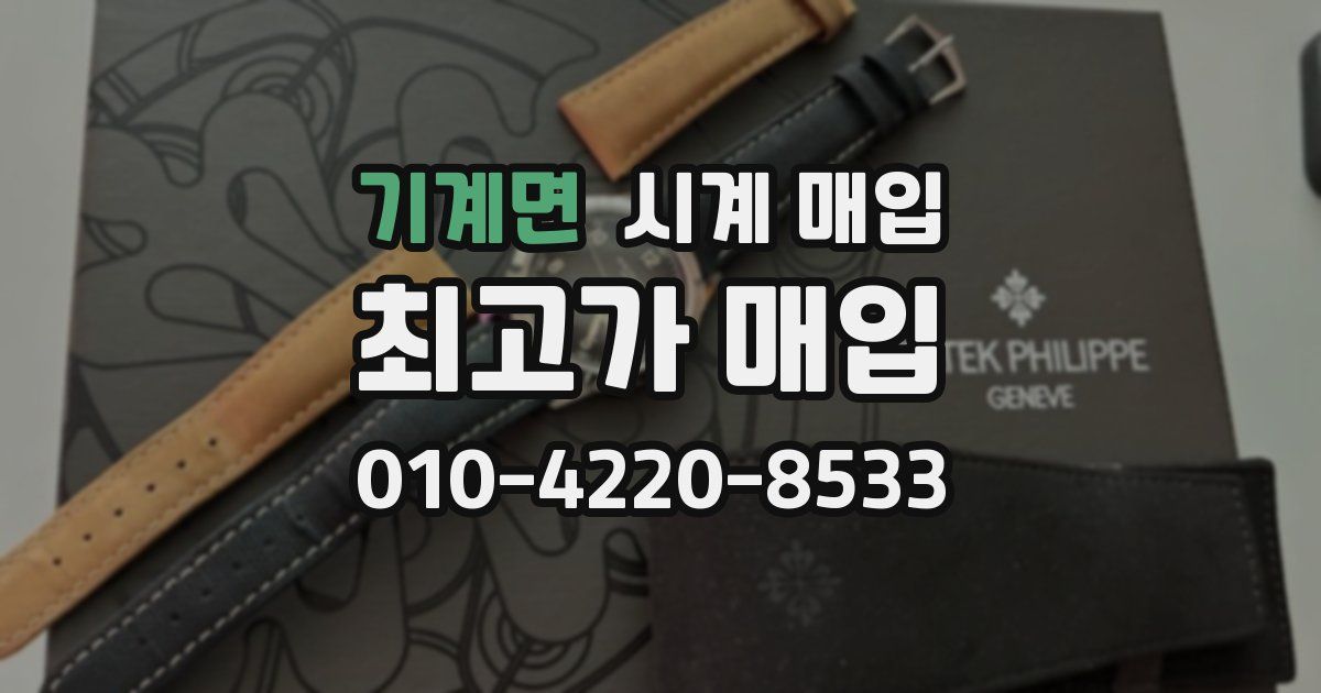 기계면 시계 매입