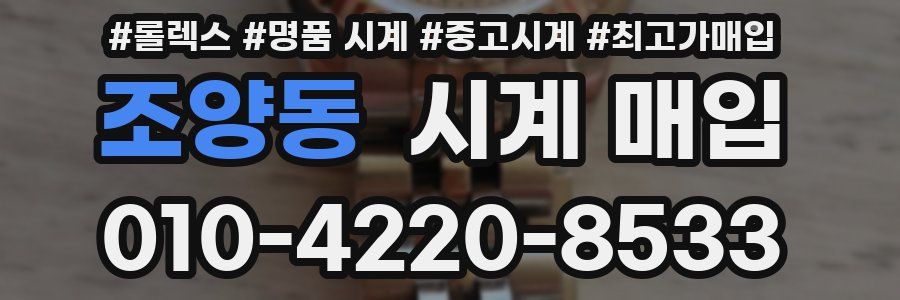 조양동 시계 매입