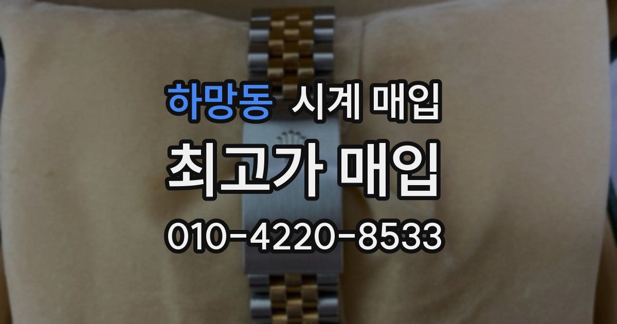 하망동 시계 매입
