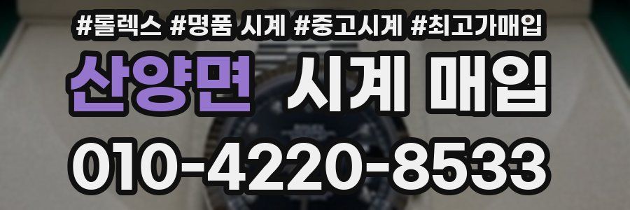 산양면 시계 매입
