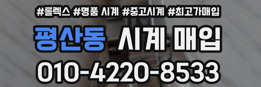 평산동 시계 매입