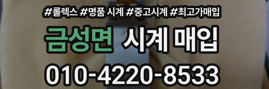 금성면 시계 매입