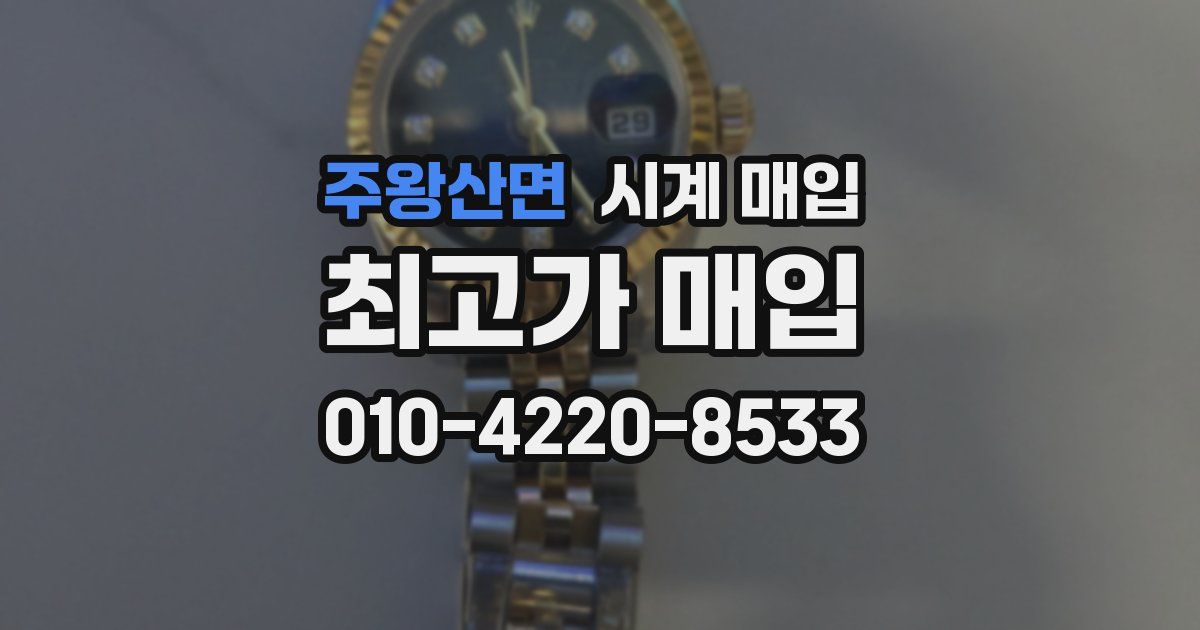 주왕산면 시계 매입