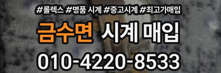 금수면 시계 매입