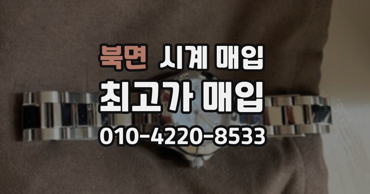 북면 시계 매입