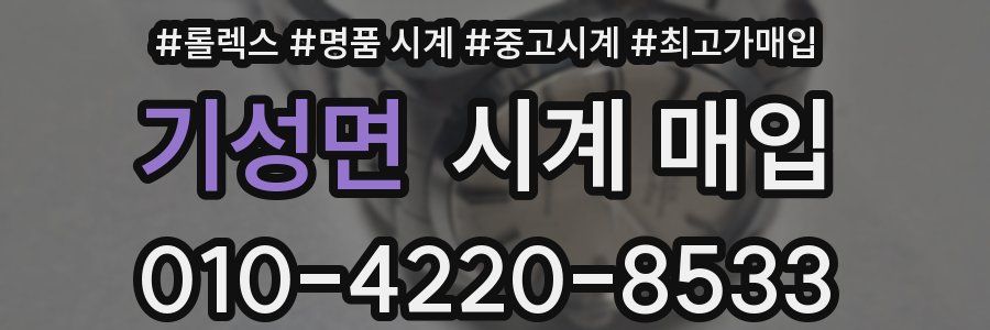 기성면 시계 매입