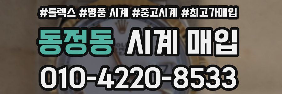 동정동 시계 매입