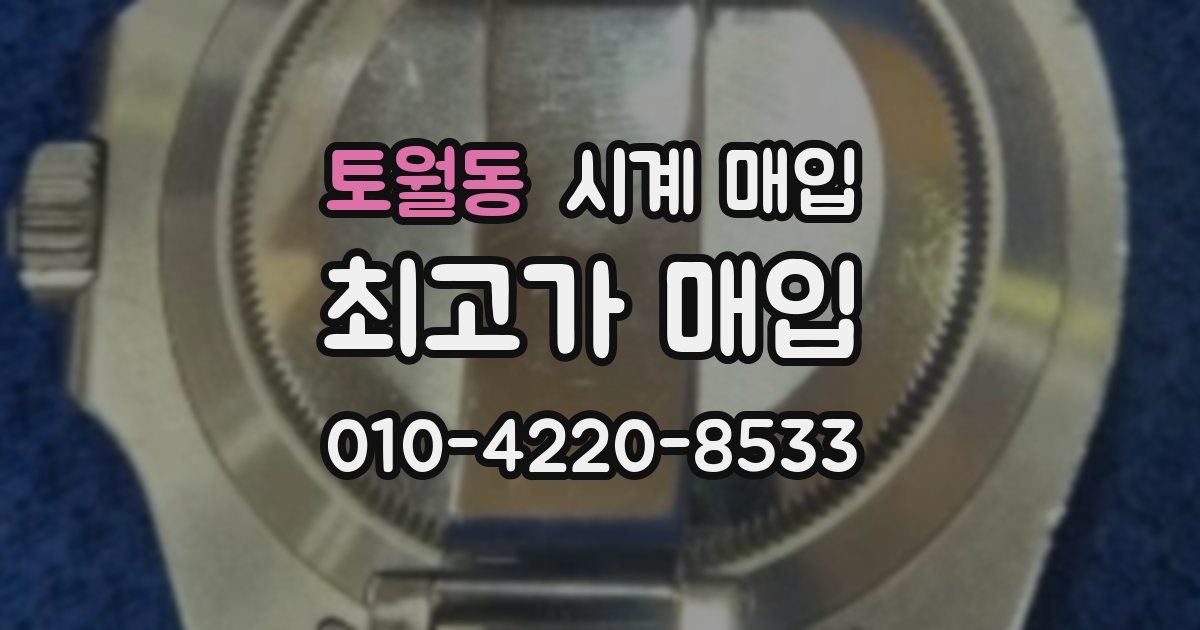 토월동 시계 매입