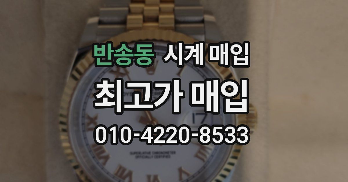 반송동 시계 매입