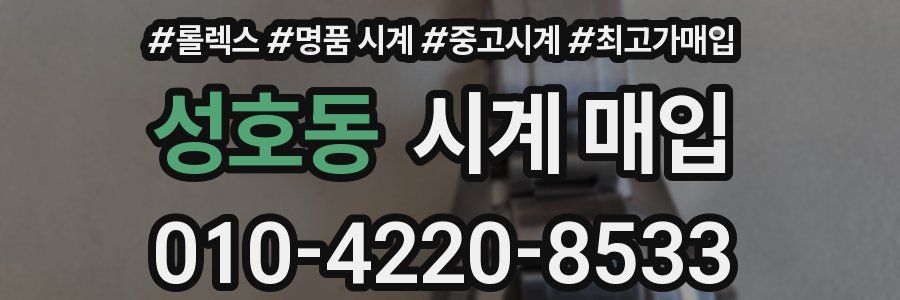 성호동 시계 매입
