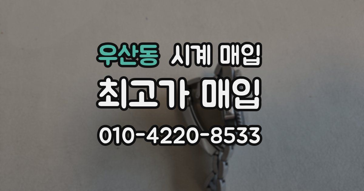 우산동 시계 매입