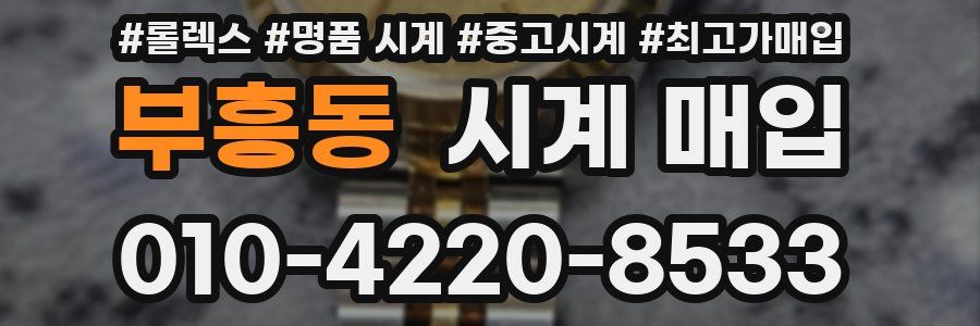 부흥동 시계 매입