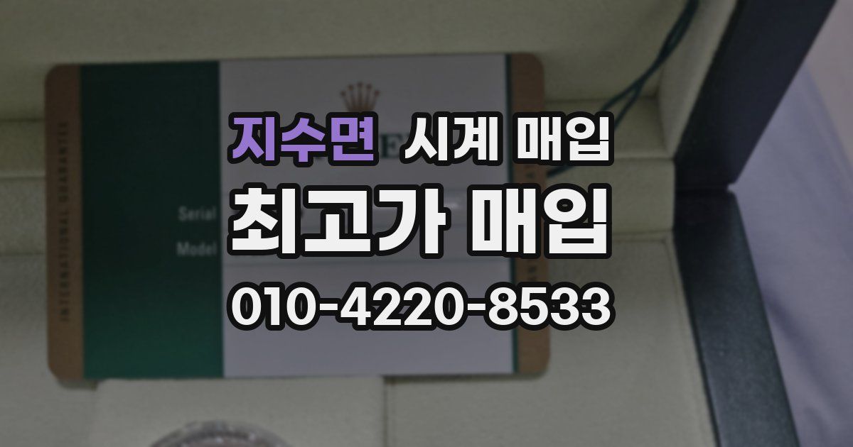 지수면 시계 매입