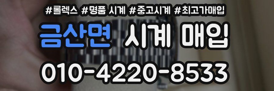 금산면 시계 매입