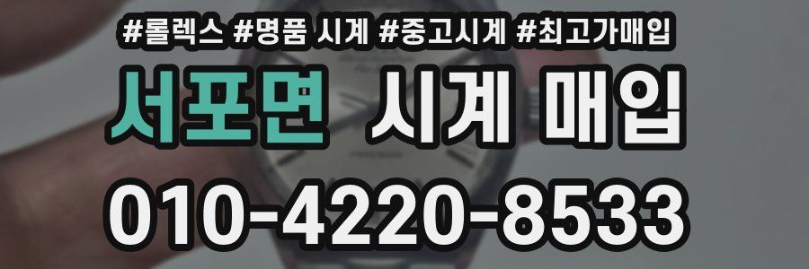 서포면 시계 매입