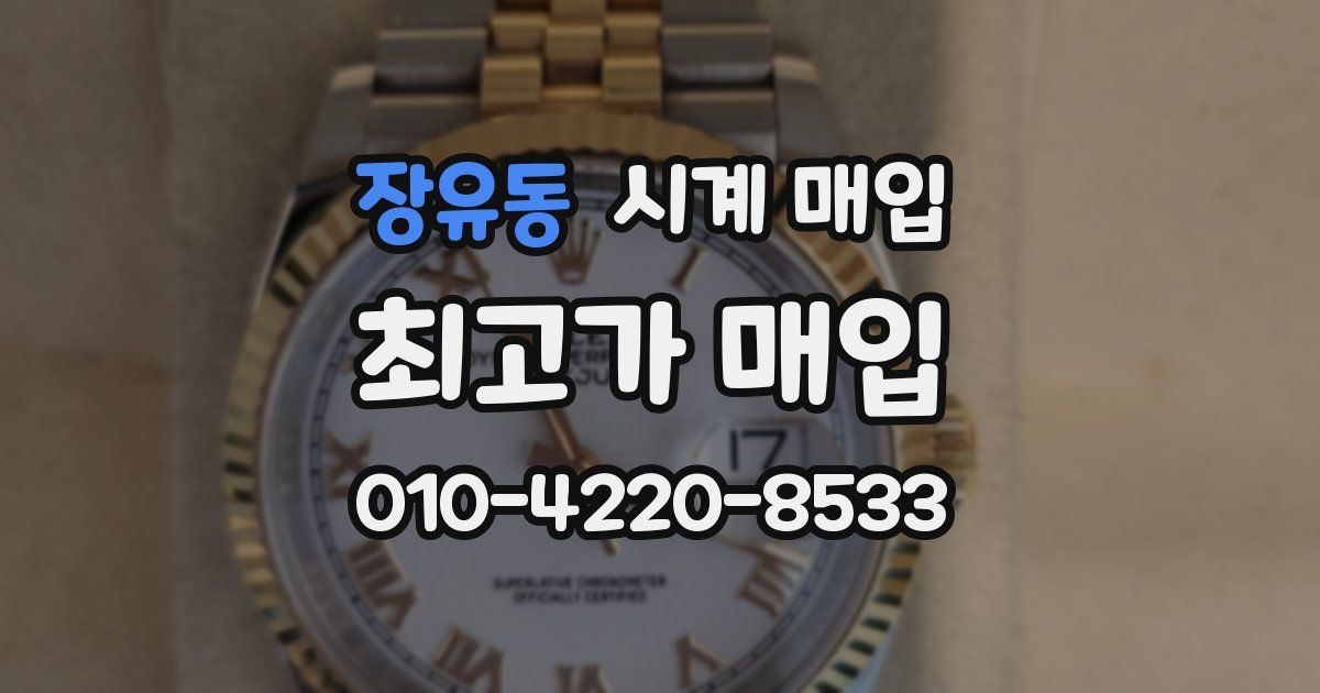 장유동 시계 매입