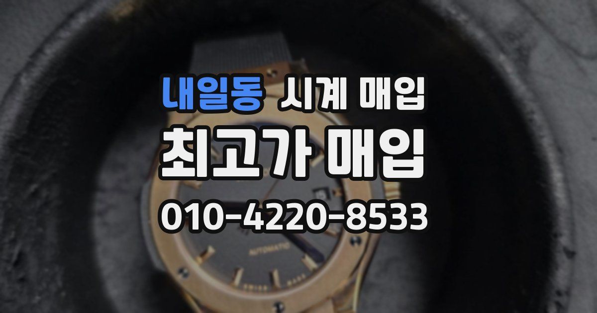 내일동 시계 매입