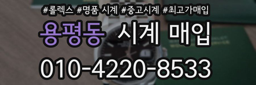 용평동 시계 매입