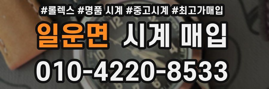 일운면 시계 매입