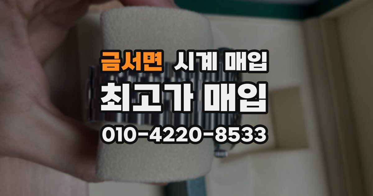 금서면 시계 매입