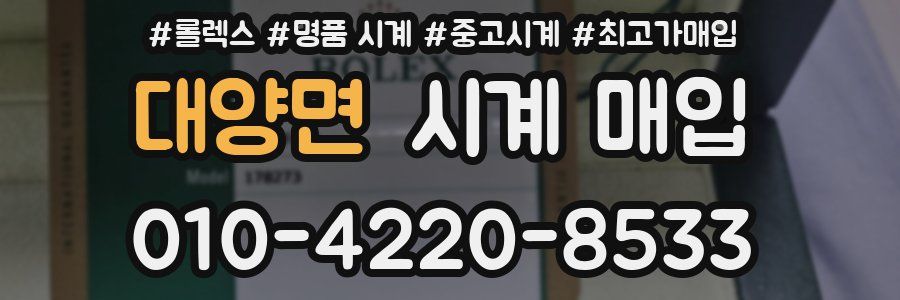 대양면 시계 매입