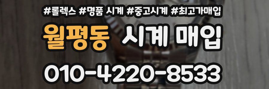 월평동 시계 매입