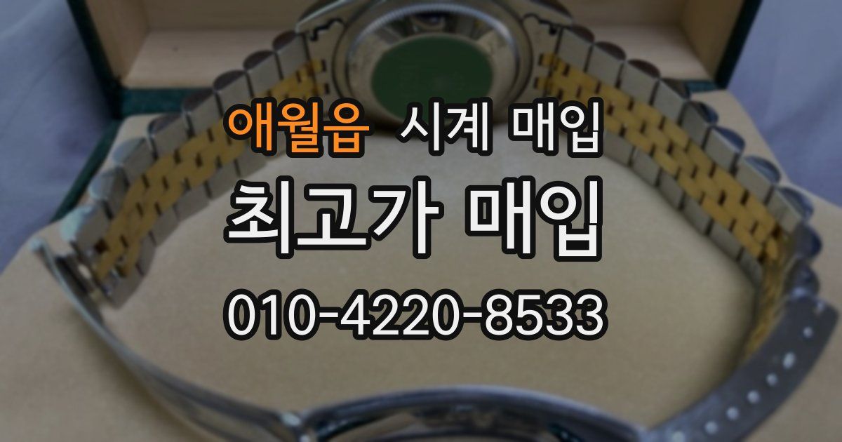 애월읍 시계 매입