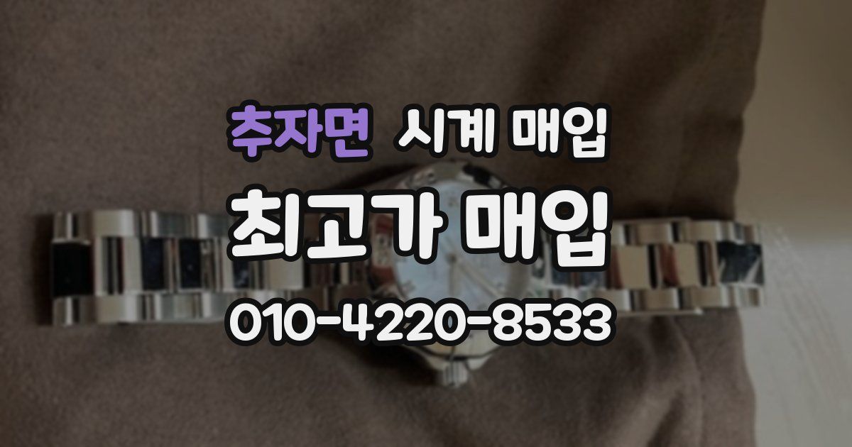 추자면 시계 매입